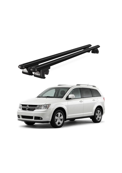 Venüs Dodge Journey 2008-2011 Uyumlu Siyah Ara Atkı Port Bagaj Tavan Barı