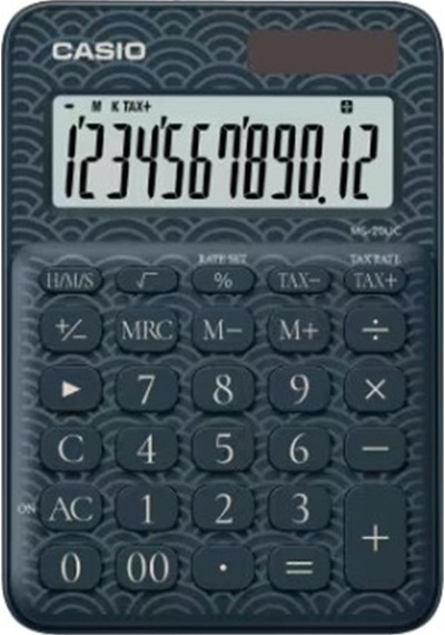 Casio Ms-20uc-jbu 12 Hane Lacivert Desenli Masa Üstü Hesap Makinesi Diğer