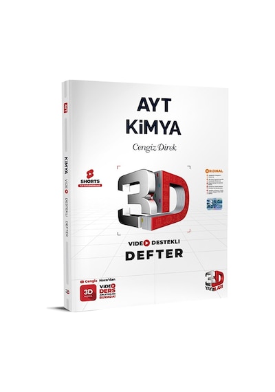 3d Yayınları Ayt Kimya Video Destekli Konu Soru Bankası