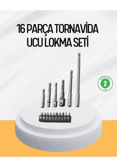 Ergonomik - 467 - 16 Parça Bits Tornavida Uç Ve - Csmo-tex - Adaptör Seti