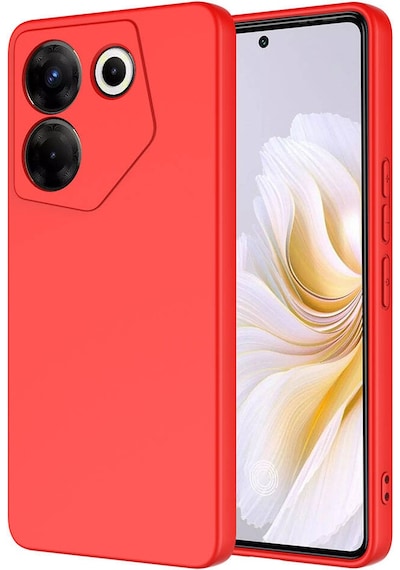 Nourthkiingdom Tecno Camon 20 Pro 5g Kılıf Nrtk Mara Lansman Kapak - Kırmızı Kırmızı