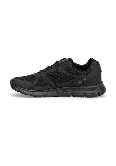 Elit Asprt251 Büyük Numara Erkek Klasik Sneaker Siyah - Füme