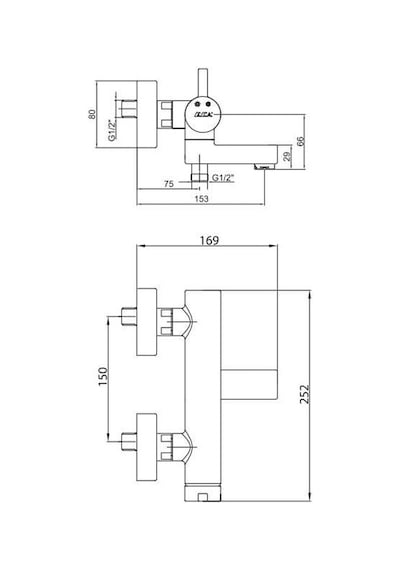 Eca Mina Banyo Bataryası + Eca Logica Sürgülü Duş Seti Üst Takımı Krom