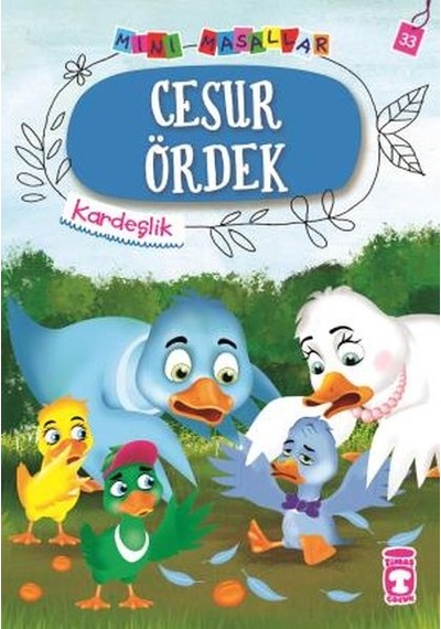 Cesur Ördek - Mini Masallar 4 33 - Ybve-752535