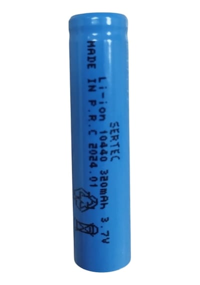 Sertec 3.7v Li-ion 10440 - 320 Mah 1c Şarjlı Pil