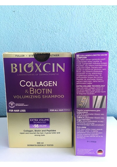 Bıoxcın Collagen Bıotın Hacim Şampuan 2'li Set