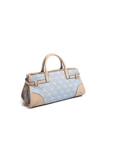 Silver Polo Sp1260 Kadın El Çantası Monogram Mavi-ten