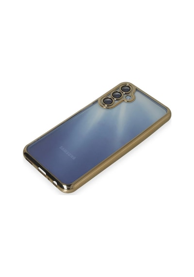Newface - 67 - Samsung Galaxy Uyumlu A35 5g Kılıf Razer Lensli Silikon - Csmo-tex - - Gold