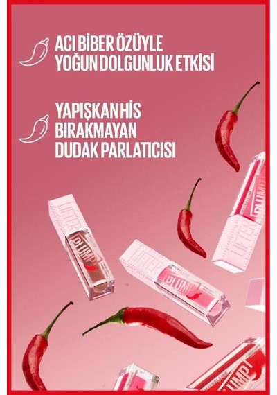 Maybelline New York Extra Plumped Lips Lifter Liner 05 On It + Lifter Plump Hot Chili 006