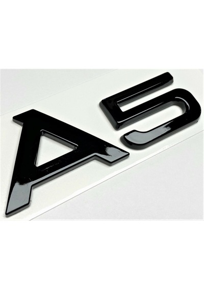 Audi Uyumlu A5 Piano Black Bagaj Yazısı