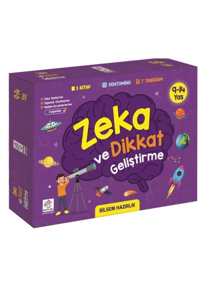Zeka Ve Dikkat Geliştirme Setleri 7-10 Yaş 9-14 Yaş