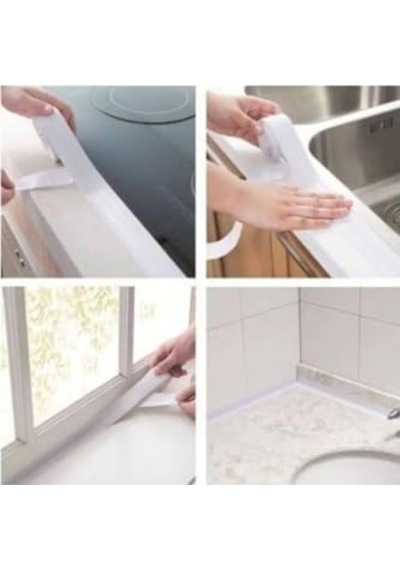 Tineke Su Sızdırmaz Geçirmez Bant Lavabo Küvet Kenar Bandı Küvet Duş 3,2 M X 38 Genel