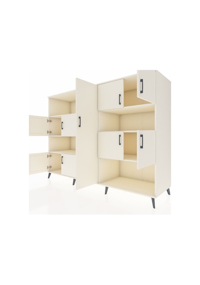 Kronos Dolap 10 Raflı 9 Kapaklı 220x59x163 Aytaşı-aytaşı Aytaşı-aytaşı