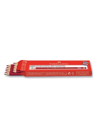 Faber Castell Kırmızı Kalem 12 Lı