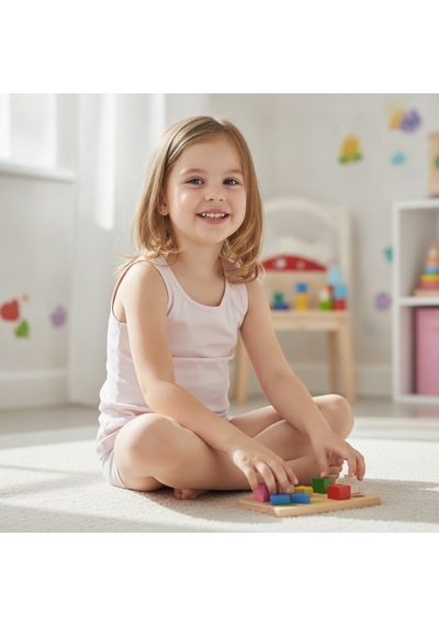 Bonbon Kız Çocuk Pembe Renk Atlet Cb1037