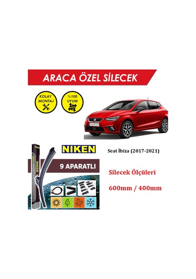 Seat İbiza Ön Cam Silecek Takımı 2017-2021