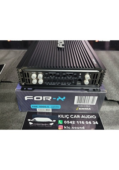 For x Xae 4000.5 5 Kanal Oto Amfi