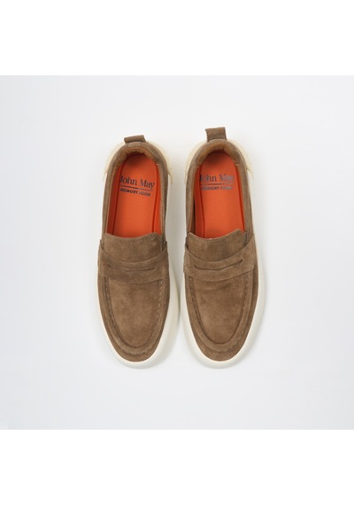 Biscuit Suede Sneaker Erkek Ka-26y-alfa5409 John May Munıh Shoe Kahverengi