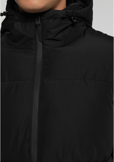 Colin's Colins Regular Fit Kapüşonlu Düğmeli Astarlı Erkek Siyah Mont Cl1076315 Q1.v1 Blk