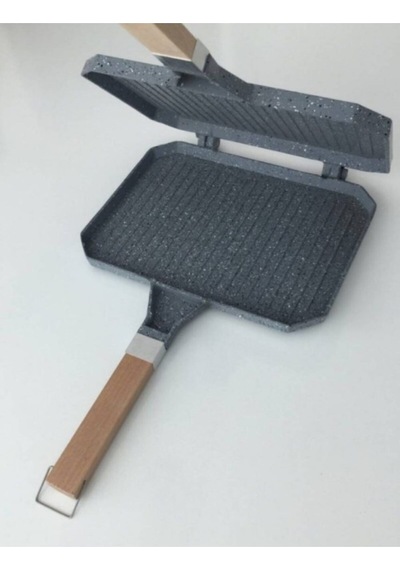 Iç Dış Granit Tost Makinesi Gri