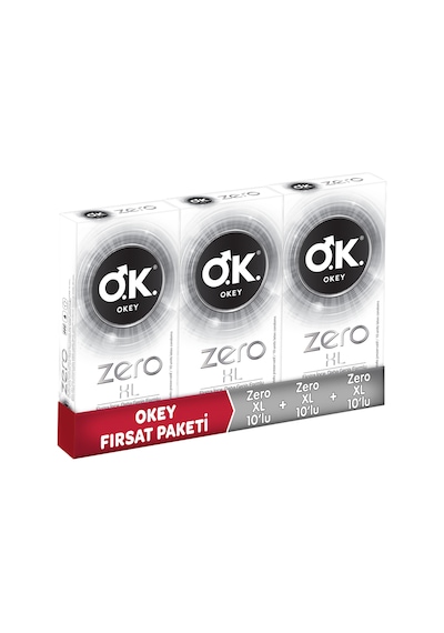 Okey Zero XL Prezervatif 3 x 10'lu
