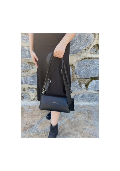 Just Polo Kadın Yeni Sezon Çapraz Askılı Günlük & Özel Günlere Uygun Şık El Ve Omuz Çantası Ebat: 28 X 13 Cm Siyah 17609241