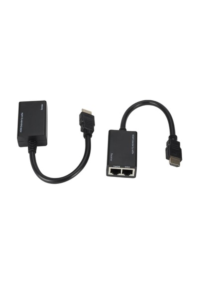 Lexroo 5747 Hdmi Rj45 Cat5e 6 Extender Uzatıcı Uzatma Aparatı Adaptör 1080p Cat 5e Veya Cat 6