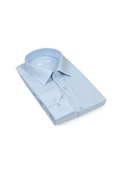 Klasik Uzun Kol Terry Cotton Hediye Kutulu Erkek Gömlek Fs-001367 - Açık Mavi-1463 Açik Mavi