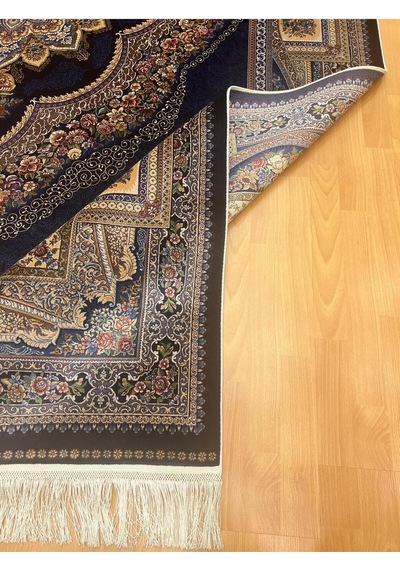 Semerkant 200 X 300 İpek Halı Lacivert
