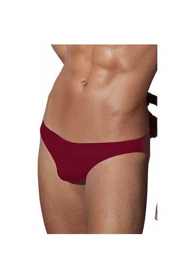 Doreanse 1281 Erkek Modal Ince Bel Bantlı Bordo Slip