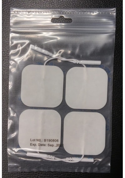 4 Pakette 16 Adet 5 X 5 Cm Kablolu Tens Elektrot Pedi
