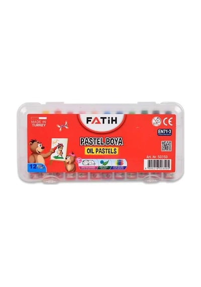 12 Renk Çantalı Boya Çok Renkli