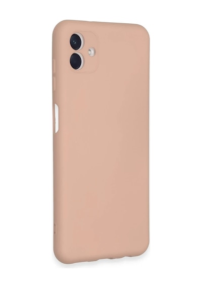 Bezos Samsung Galaxy A04e Kılıf Nano İçi Kadife Silikon - Pudra Mmbz