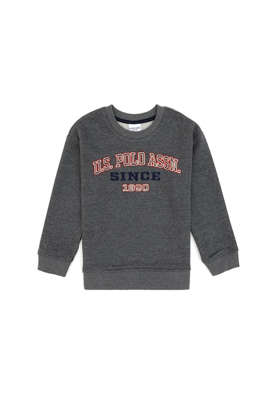 U.S. Polo Assn. Erkek Çocuk Antrasit Bisiklet Yaka Sweatshirt 50313843-VR081