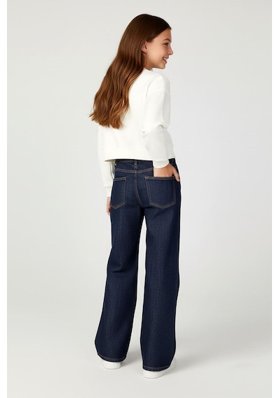 Miniğimin Cicileri Minigimin Cicileri Jean Palazzo Model Yıldız Detaylı Kız Çocuk Kot Pantolon - Lacivert Miniğimin Cicileri Minigimin Cicileri Jean Palazzo Model Yıldız Detaylı Kız Çocuk Kot Pantolon - Lacivert