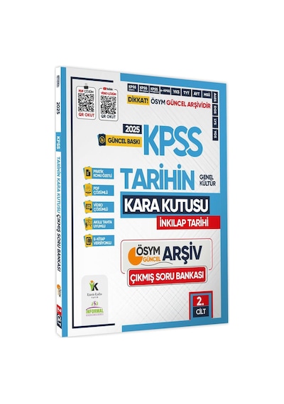 2025 KPSS Tarihin Kara Kutusu MODÜLER SET 3lü ÖSYM Çıkmış Soru Bankası Konu Özetli Video/PDF Çözümlü