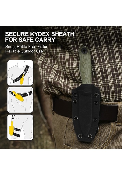 Kizer Kamp Drop Bear Fix 3 14c28n Micarta Kizerv 1101a2 Çok Renkli