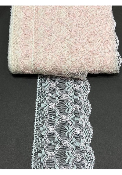 Karan Tuhafiye Dantel/kolberli Dantel / 2 Metre Boyunda / 10 Cm Eninde, Pembe Diğer