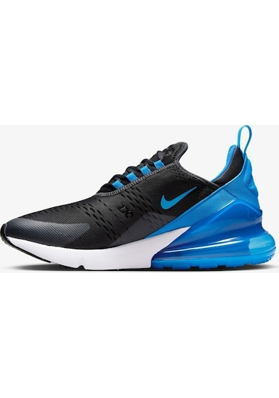 Nike Air Max 270 Ah8050-028 Siyah Mavi Erkek Sneaker Dar Kalıp Siyah - Mavi