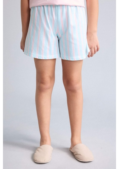 Defacto Dısney Lılo & Stıtch Relax Fıt Şort Tişört 2li Pijama Takımı Kız Çocuk H8491a826smpn645 Pembe-pn645