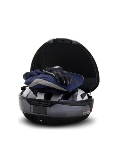 Shad Motosiklet Çanta - Topcase - Sh48 Si Yah/carbon Motosi Klet Canta Ve Sirtlik 48 Litre Standart