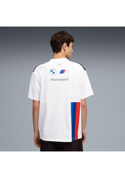 Puma Bmw M Motorsport Replıca Drıvers Erkek Geniş Kesim Tişört 713721 02 Beyaz