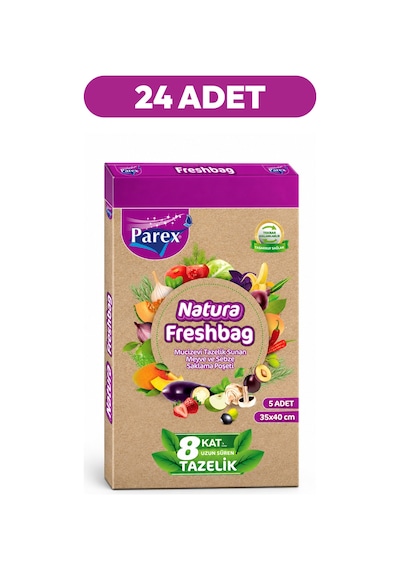 Natura Freshbag Tazeliği Koruyan Poşet Yirmidört Paket