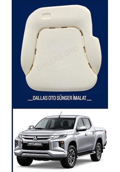 Mitsubishi L 200 Full Kasa Sağ Uyumlu Oturak Süngeri 2015-2023 1