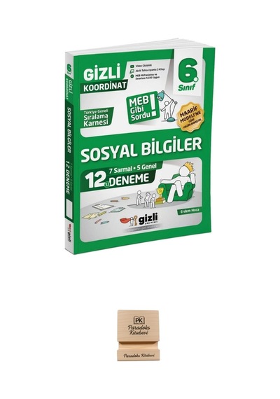 Gizli 6. Sınıf Sosyal Bilgiler 12'li Deneme-meb Gibi Sordu + Telefon Standı