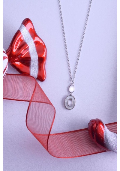 Innuendo Jewelry 925 Ayar Gümüş O Kolye Gümüş