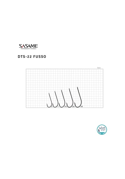 Sasame Fusso Dts22 Tc Coat Tırnaklı Halkalı Iğne  2 (6Ad)