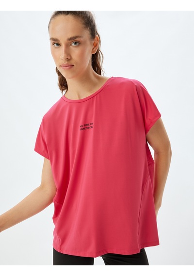Koton Spor Tişört Slogan Baskılı Rahat Kalıp Bisiklet Yaka Kısa Kollu Fuşya 4sak10336nk Fuşya Koton Spor Tişört Slogan Baskılı Rahat Kalıp Bisiklet Yaka Kısa Kollu Fuşya 4sak10336nk Fuşya