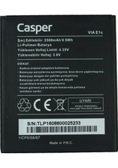 Senalstore Casper Via E1c Uyumlu Pil Batarya