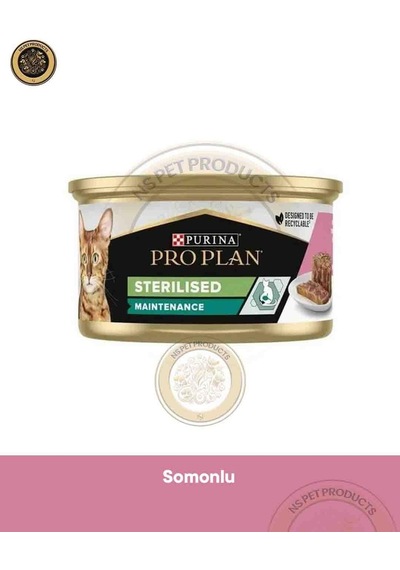 Proplan Ton Balıklı Ve Somonlu Kısırlaştırılmış Kedi Konservesi 85 Gr